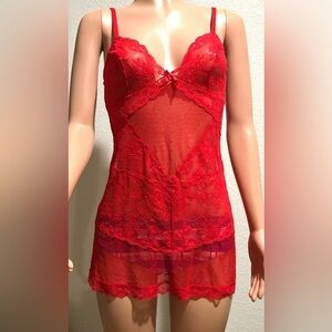 Victoria’s Secret Red Lace Babydoll